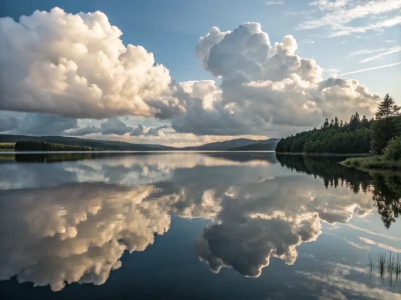 Clouds Over Still Water