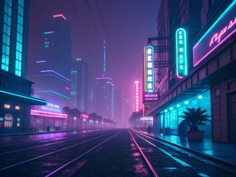 Chasing Dreams Through Neon Nights