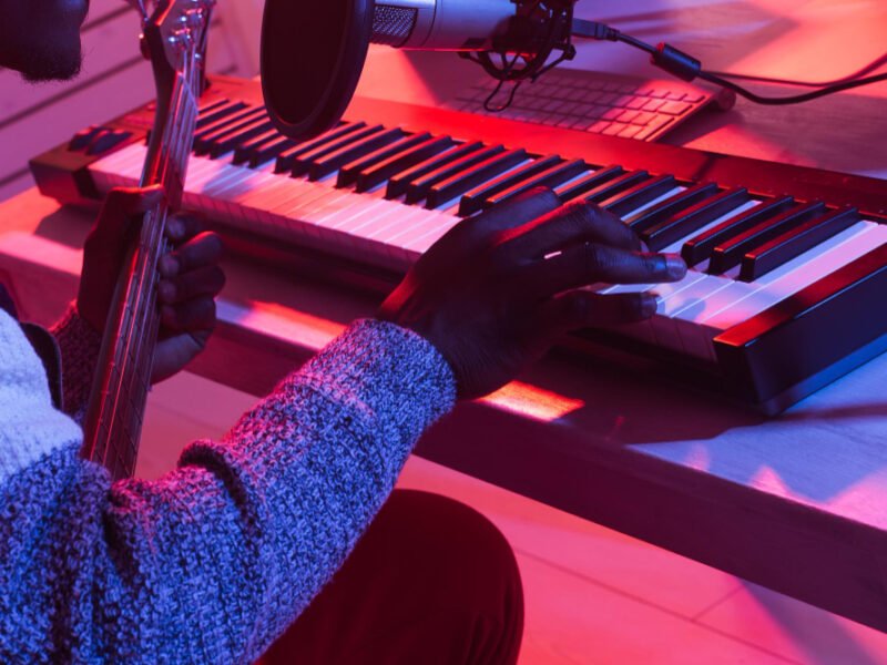 Relaxing Background Music Creation