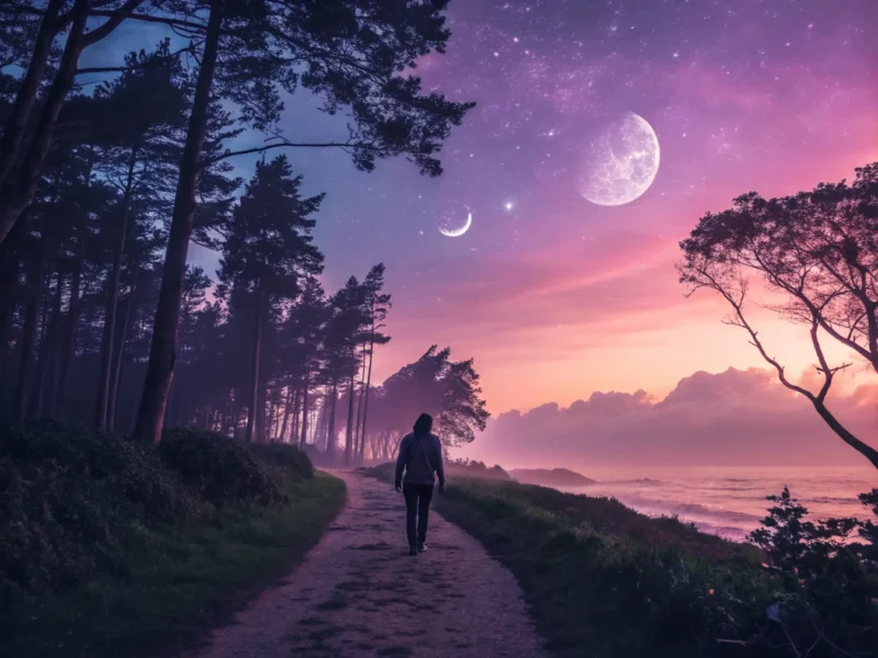 Dancing Lights in Twilight